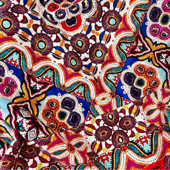 Beautiful Colors KENNETH COLE REACTION Sz L Bathing Suit - Picture 10 of 14